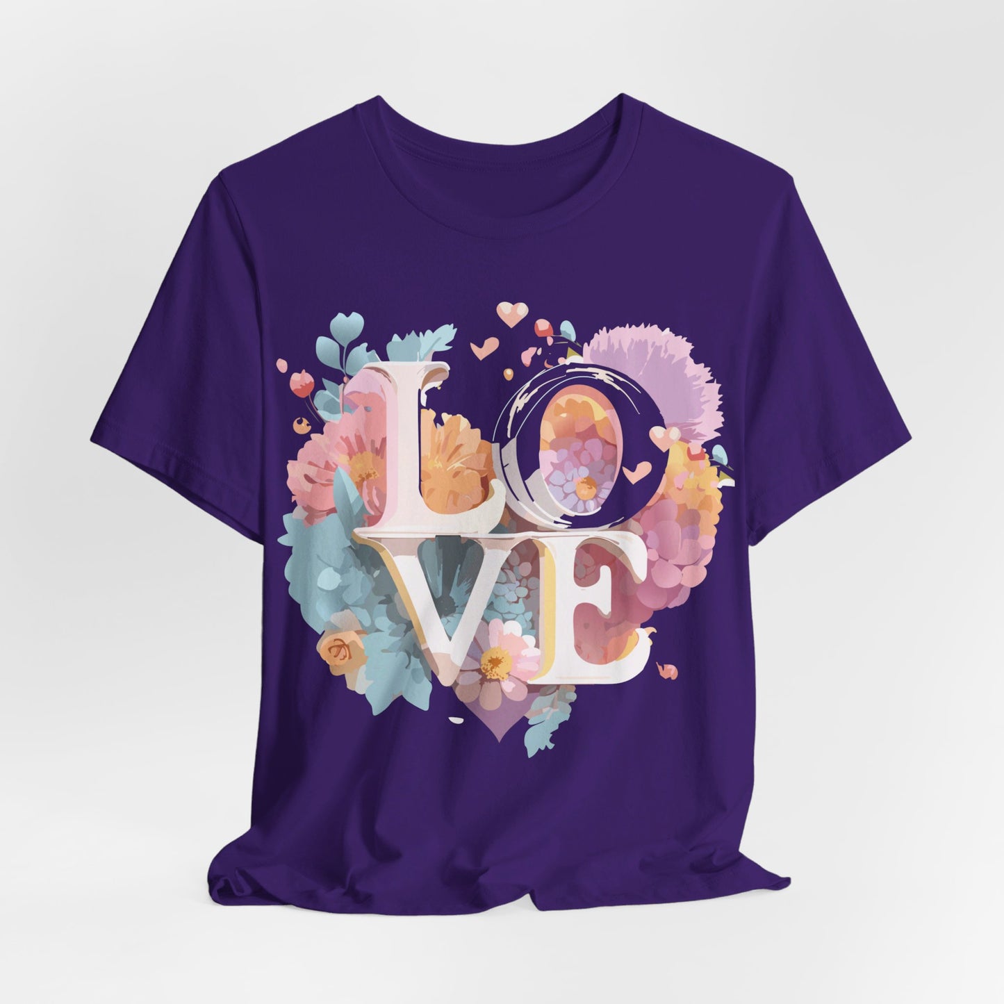 T-Shirt aus natürlicher Baumwolle – Love Story Collection