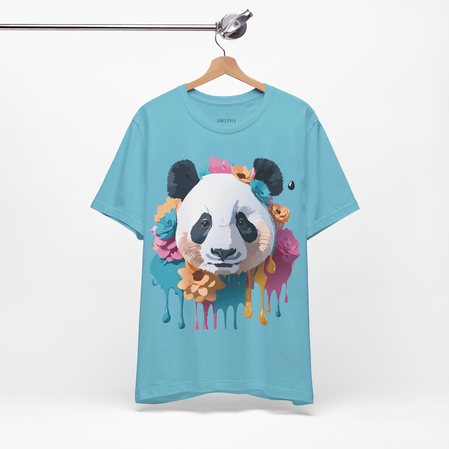 T-Shirt aus natürlicher Baumwolle mit Panda