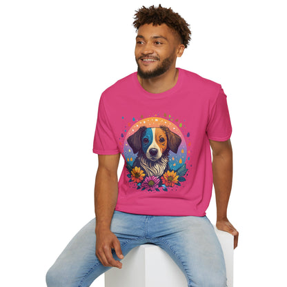 Dog Shirt Unisex Softstyle Tee 100 Percent Cotton Gildan 64000