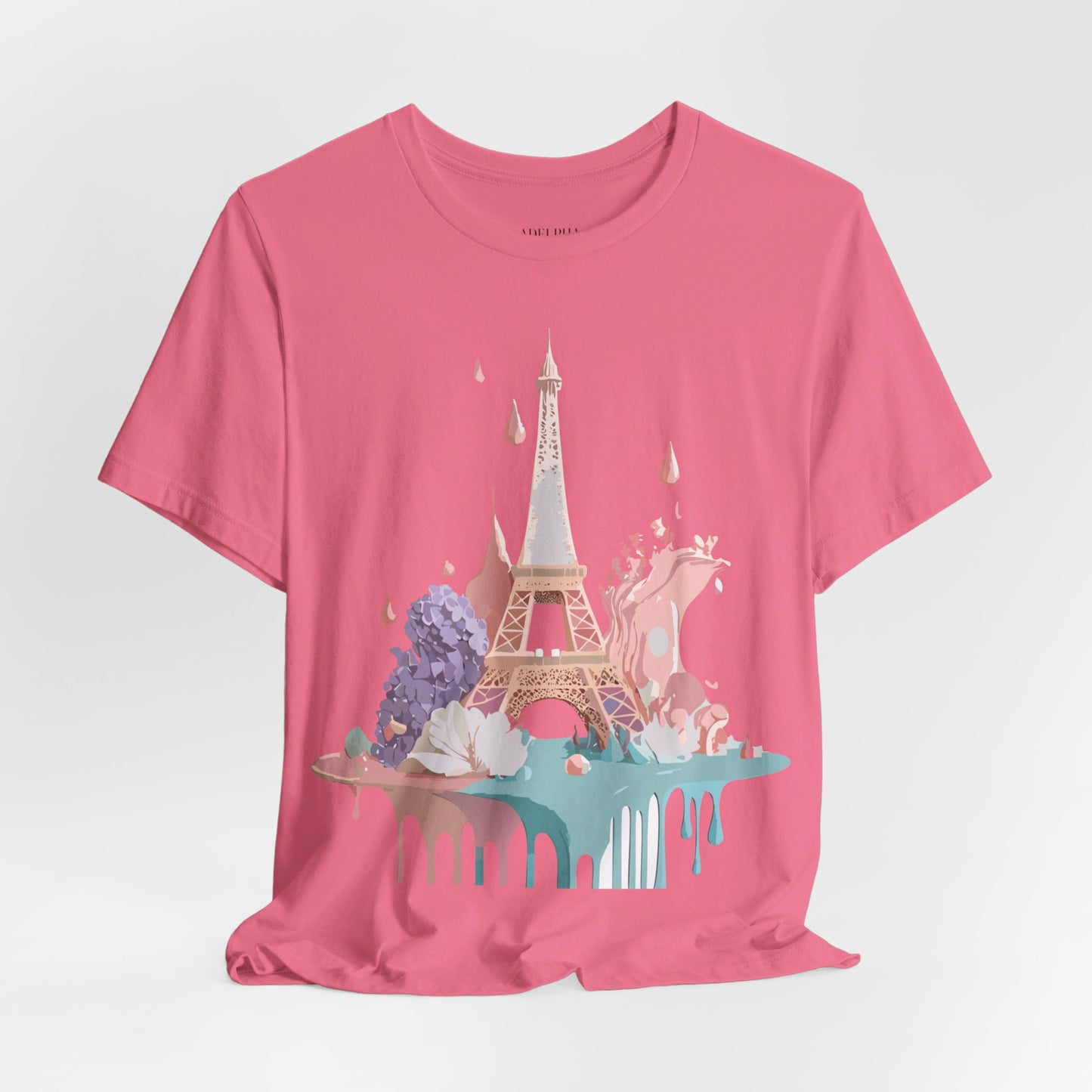 Natural Cotton Tee Shirt - Beautiful Places Collection - Paris