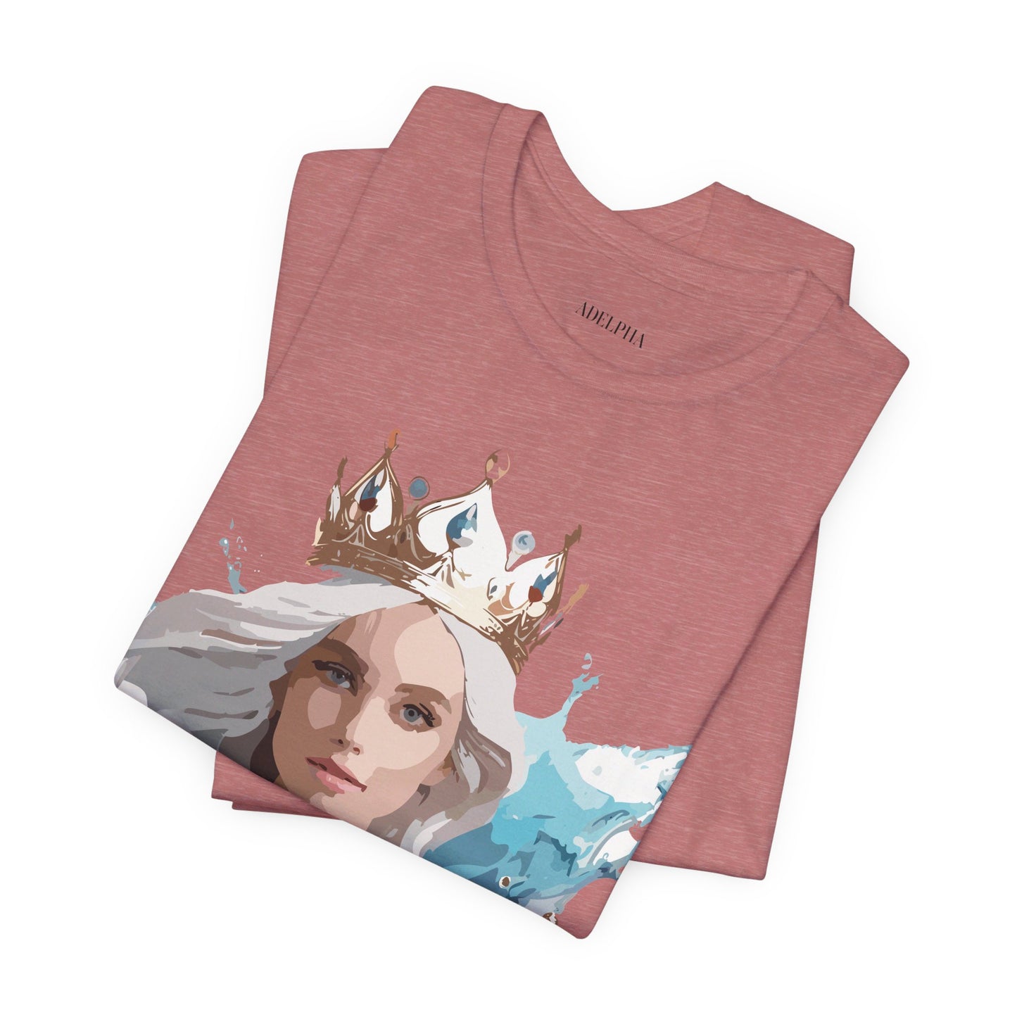 T-Shirt aus natürlicher Baumwolle – Queen Collection