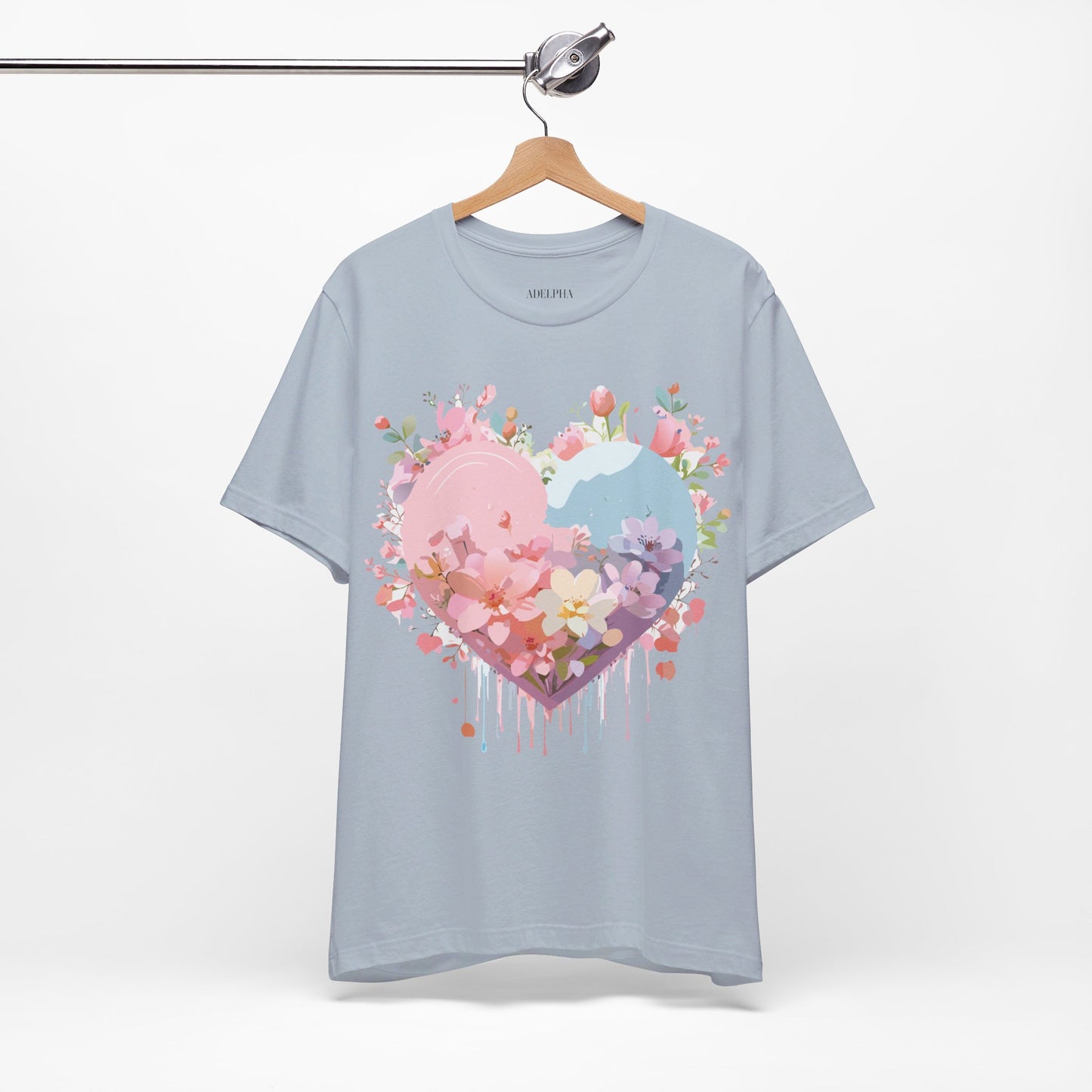 Natural Cotton Tee Shirt - Love story Collection