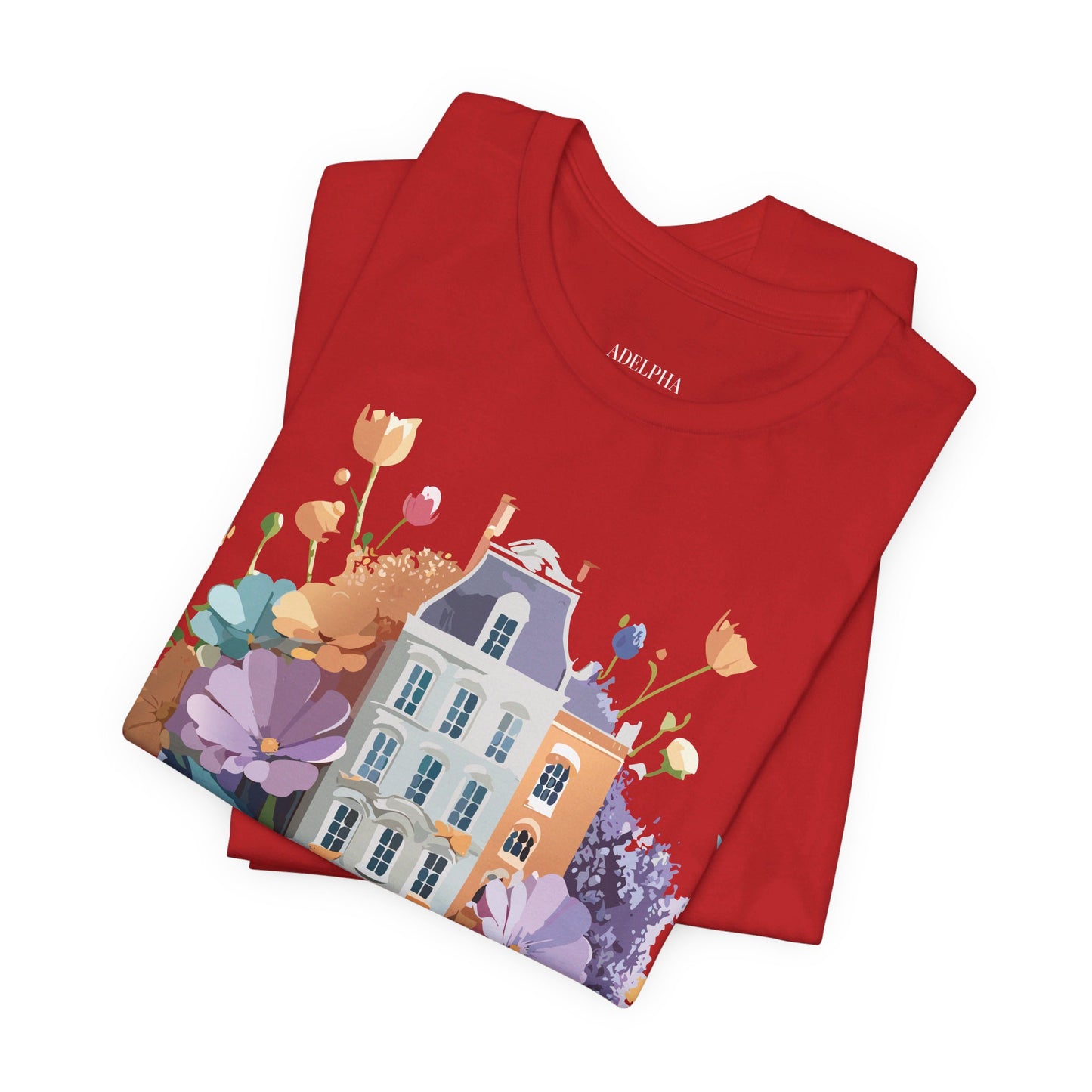 Natural Cotton Tee Shirt - Beautiful Places Collection - Amsterdam