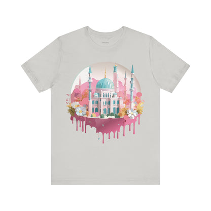 Natural Cotton Tee Shirt - Istanbul, Turkey Printify