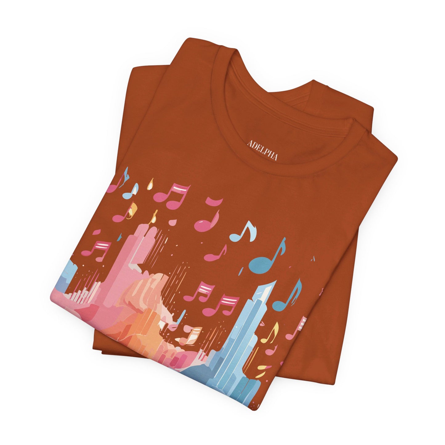 Natural Cotton Tee Shirt - Music Collection