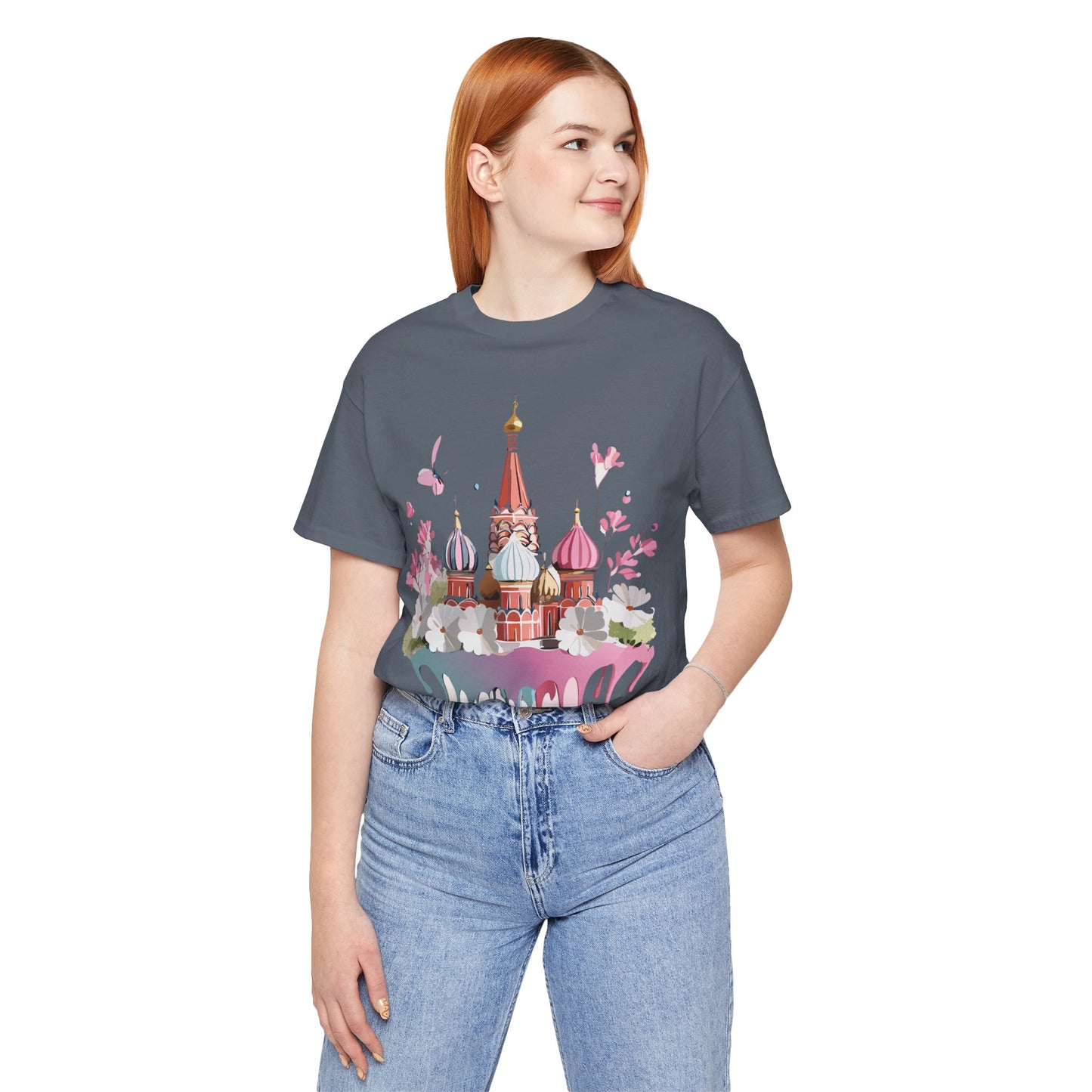 Natural Cotton Tee Shirt - Beautiful Places Collection - Moscow