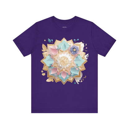 Natural Cotton Tee Shirt - Medallion Collection Printify