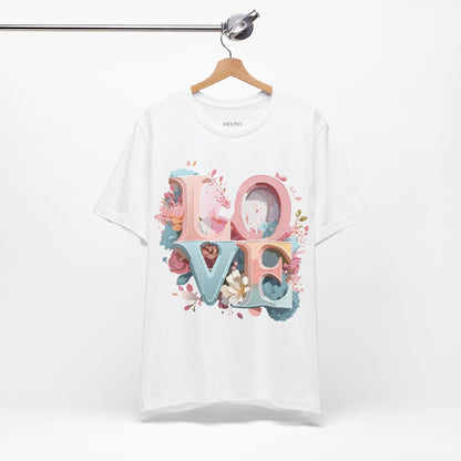 Natural Cotton Tee Shirt - Love story Collection Printify