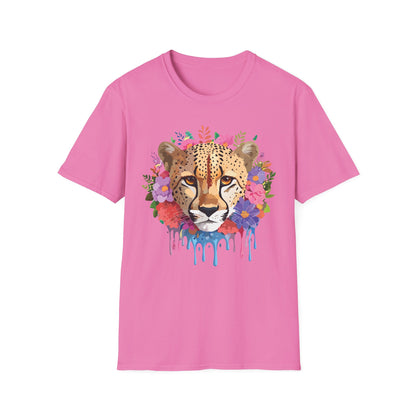 Cheetah Print Shirt Softstyle Tee Gildan 64000 100 Percent Ring Spun Cotton