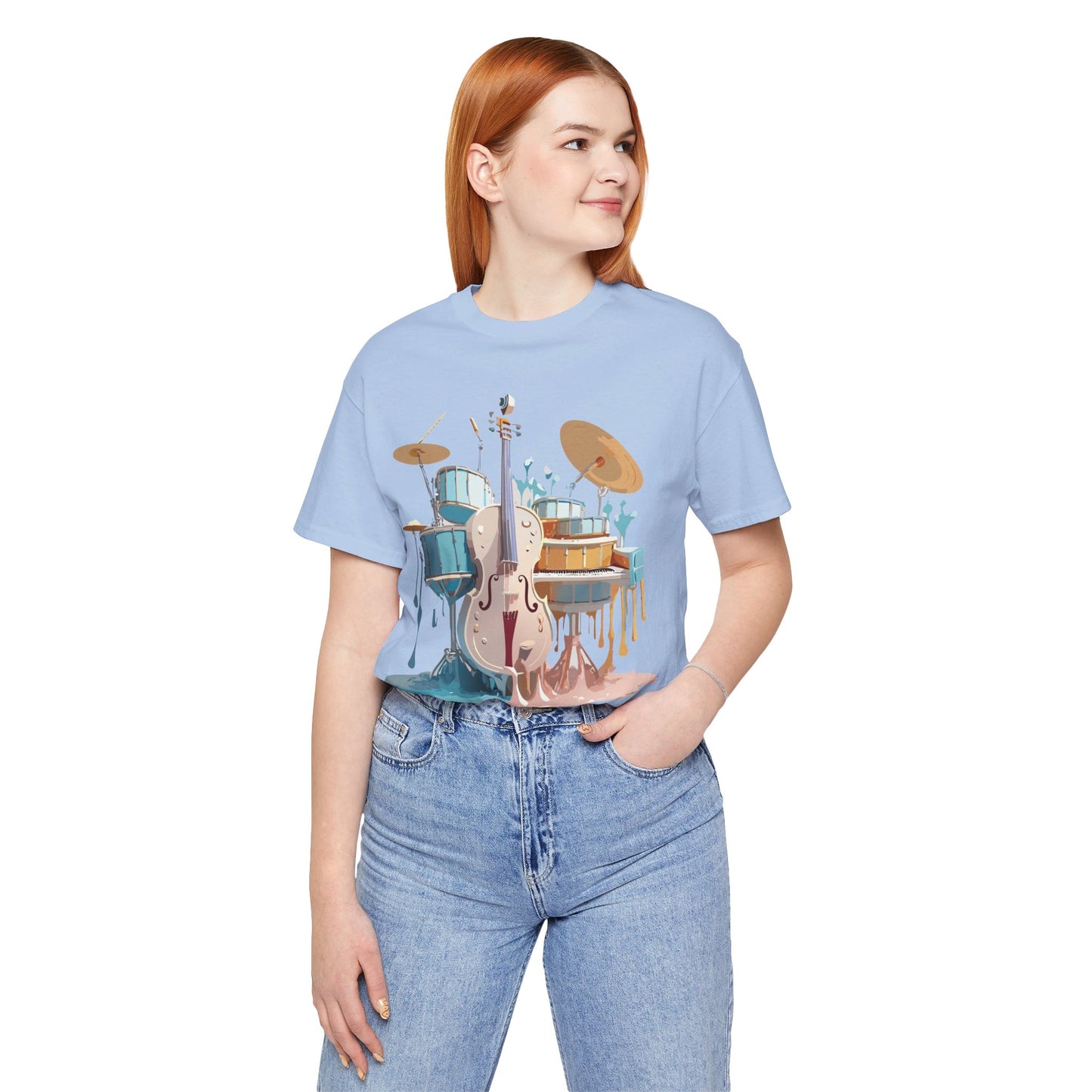 Natural Cotton Tee Shirt - Music collection