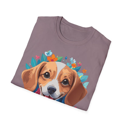 Unisex Dog Shirt Animal Tee Gildan Softstyle 64000 Cotton Tee