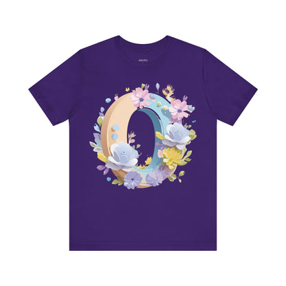 Natural Cotton Tee Shirt - Letters Collection - O Printify