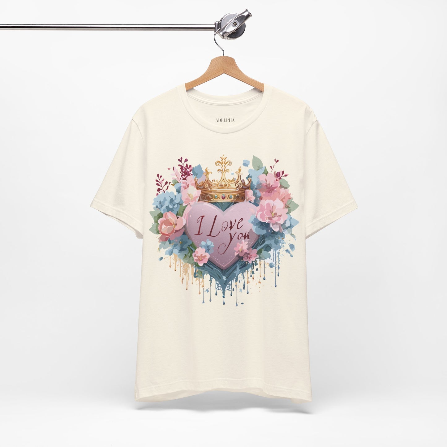 Natural Cotton Tee Shirt - Love story Collection