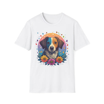 Dog Shirt Unisex Softstyle Tee 100 Percent Cotton Gildan 64000
