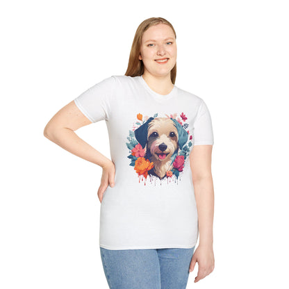 Dog Shirt Unisex Animal Tee Made From 100 Percent Ring Spun Cotton