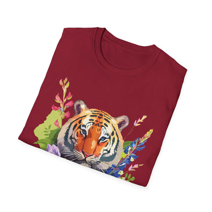 Tiger Shirt Unisex Gildan Softstyle Tee 100 Percent Ring Spun Cotton