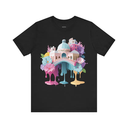 Natural Cotton Tee Shirt - Beautiful Places Collection - Venice Printify