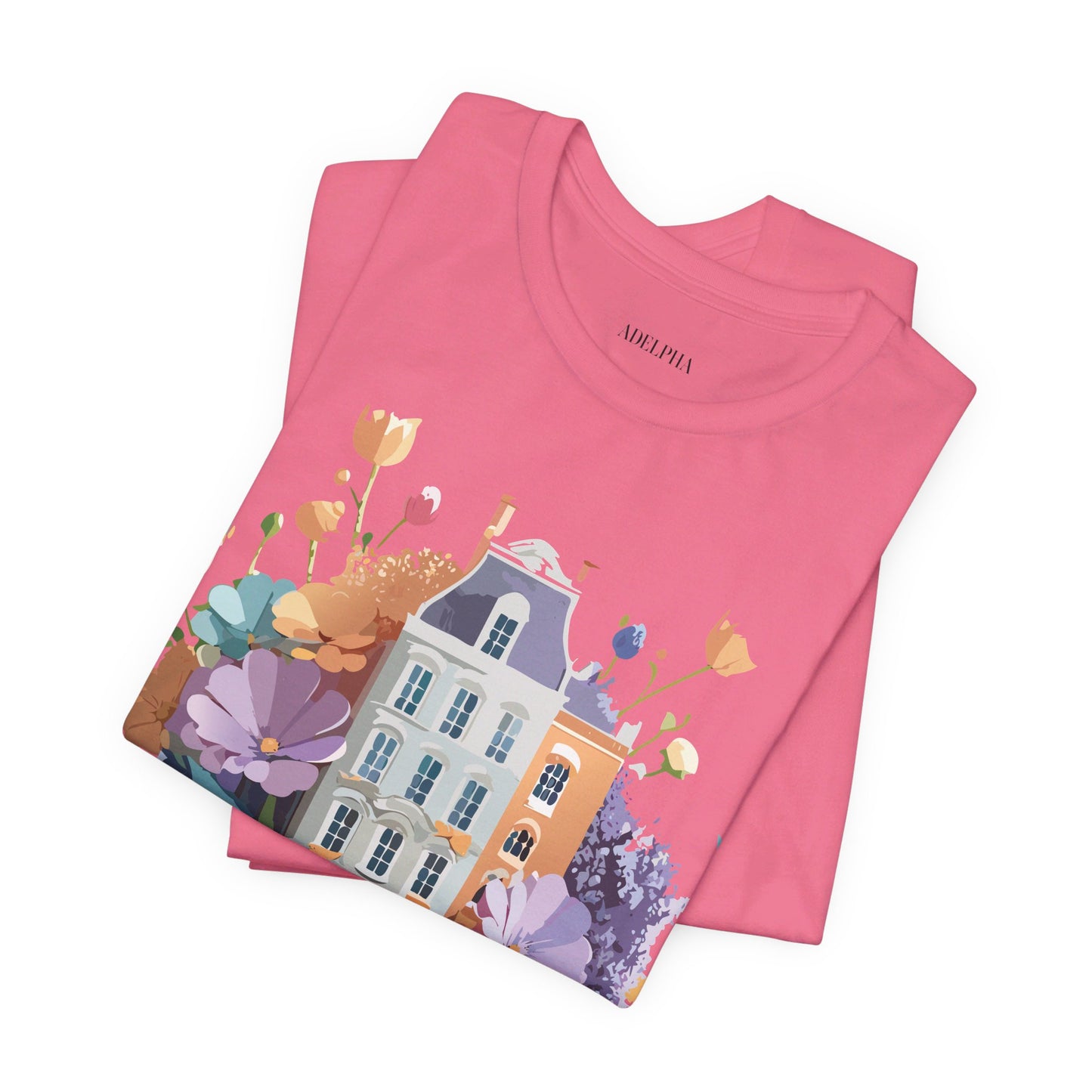 Natural Cotton Tee Shirt - Beautiful Places Collection - Amsterdam