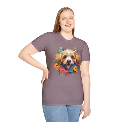 Dog Shirt Unisex Animal Tee Softstyle 64000 Gildan Cotton Tee