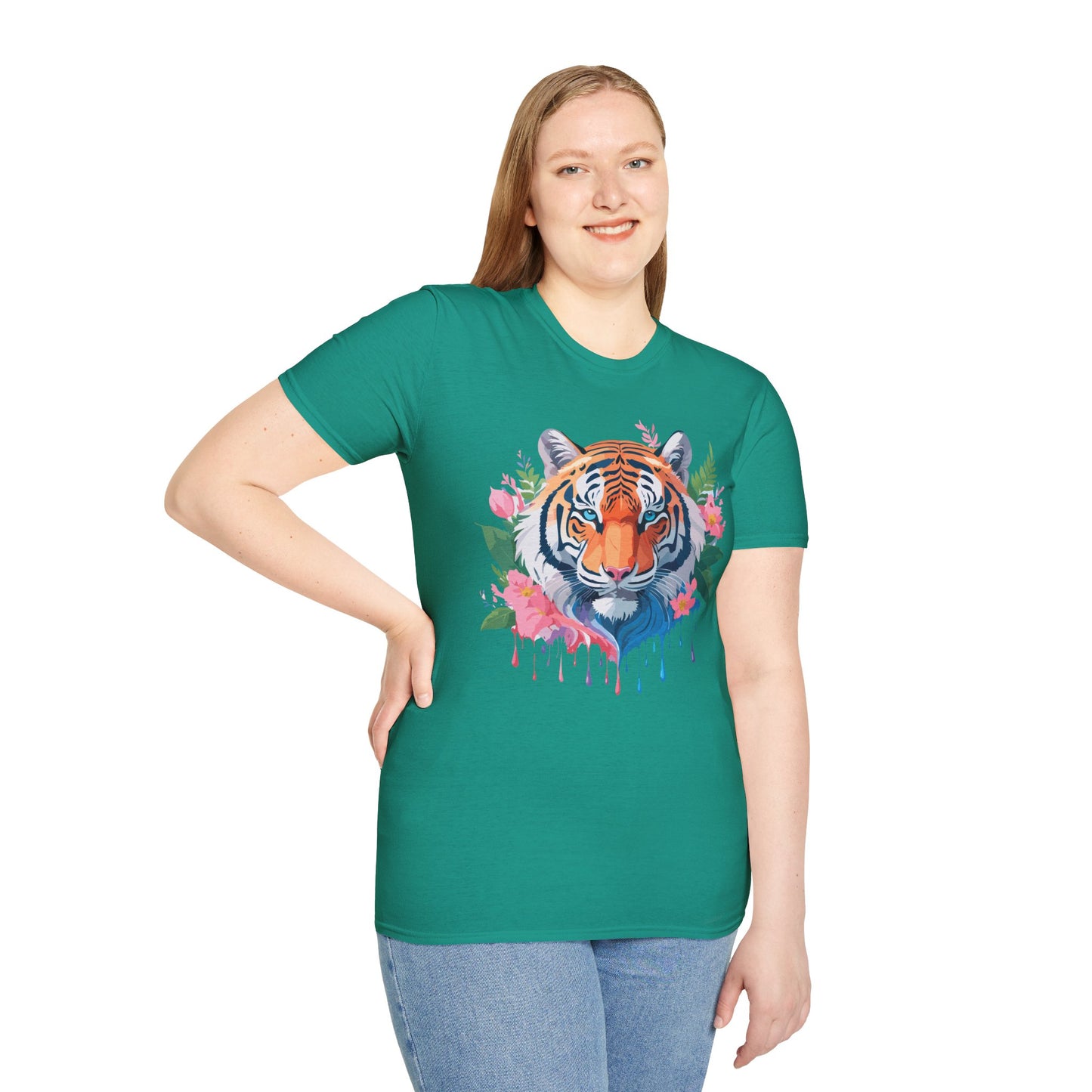 Tiger Shirt, Shirt with Tiger, Animal Tee, Shirt with Animals