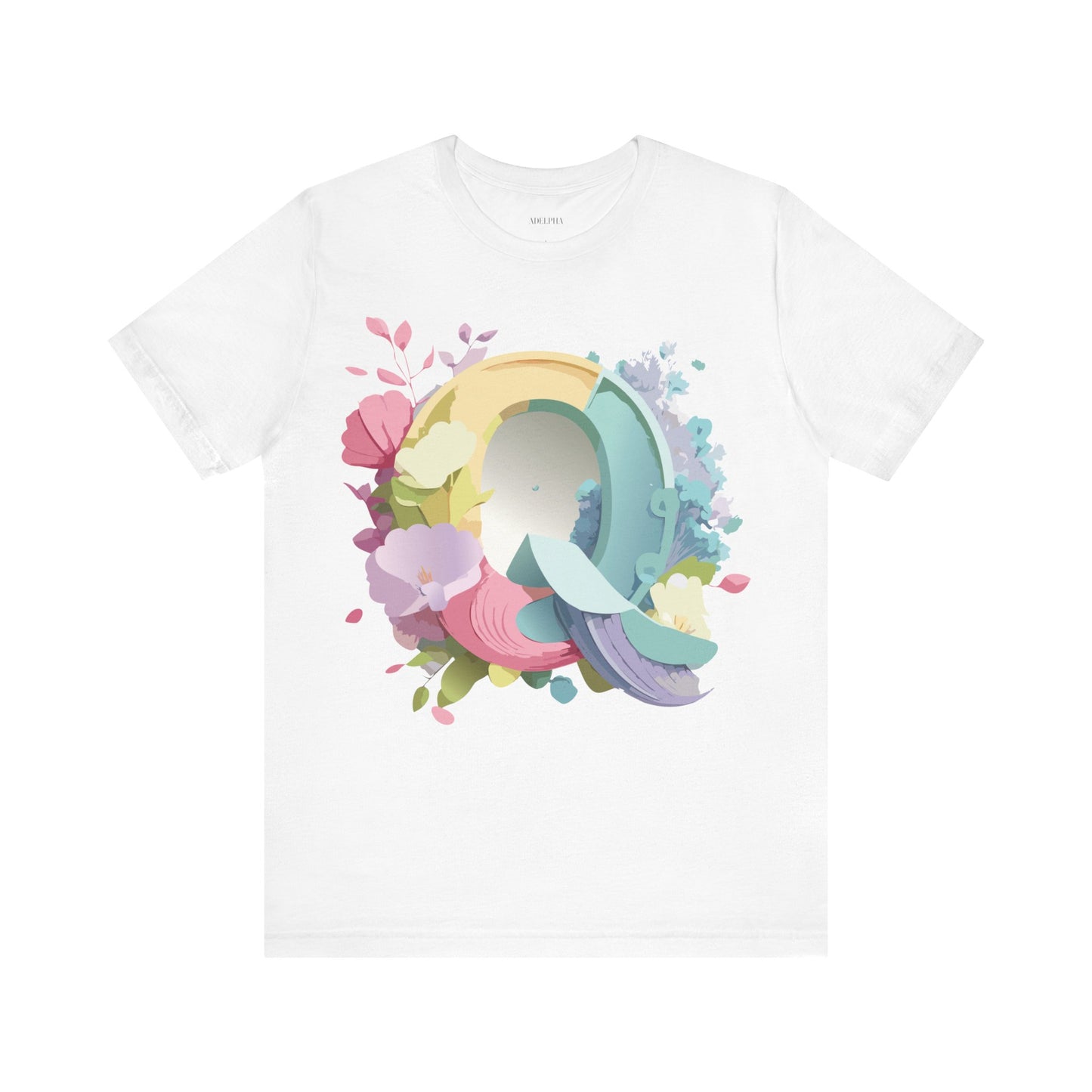 T-shirt en coton naturel - Collection Lettres - Q