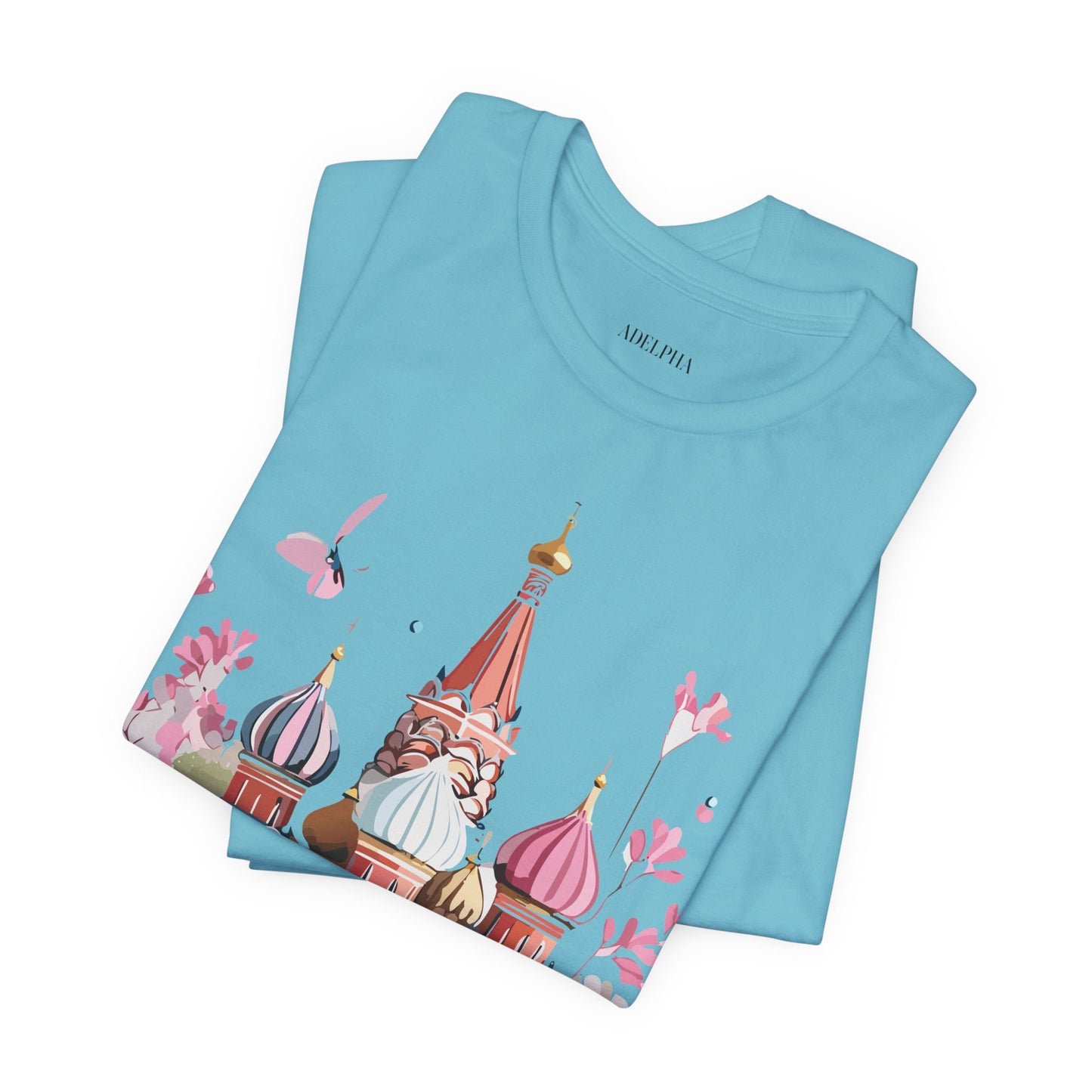 Natural Cotton Tee Shirt - Beautiful Places Collection - Moscow