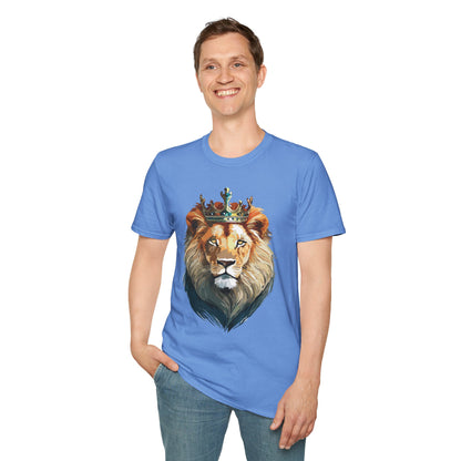 Lion Shirt Unisex Softstyle Tee Gildan 64000 100 Percent Ring Spun Cotton