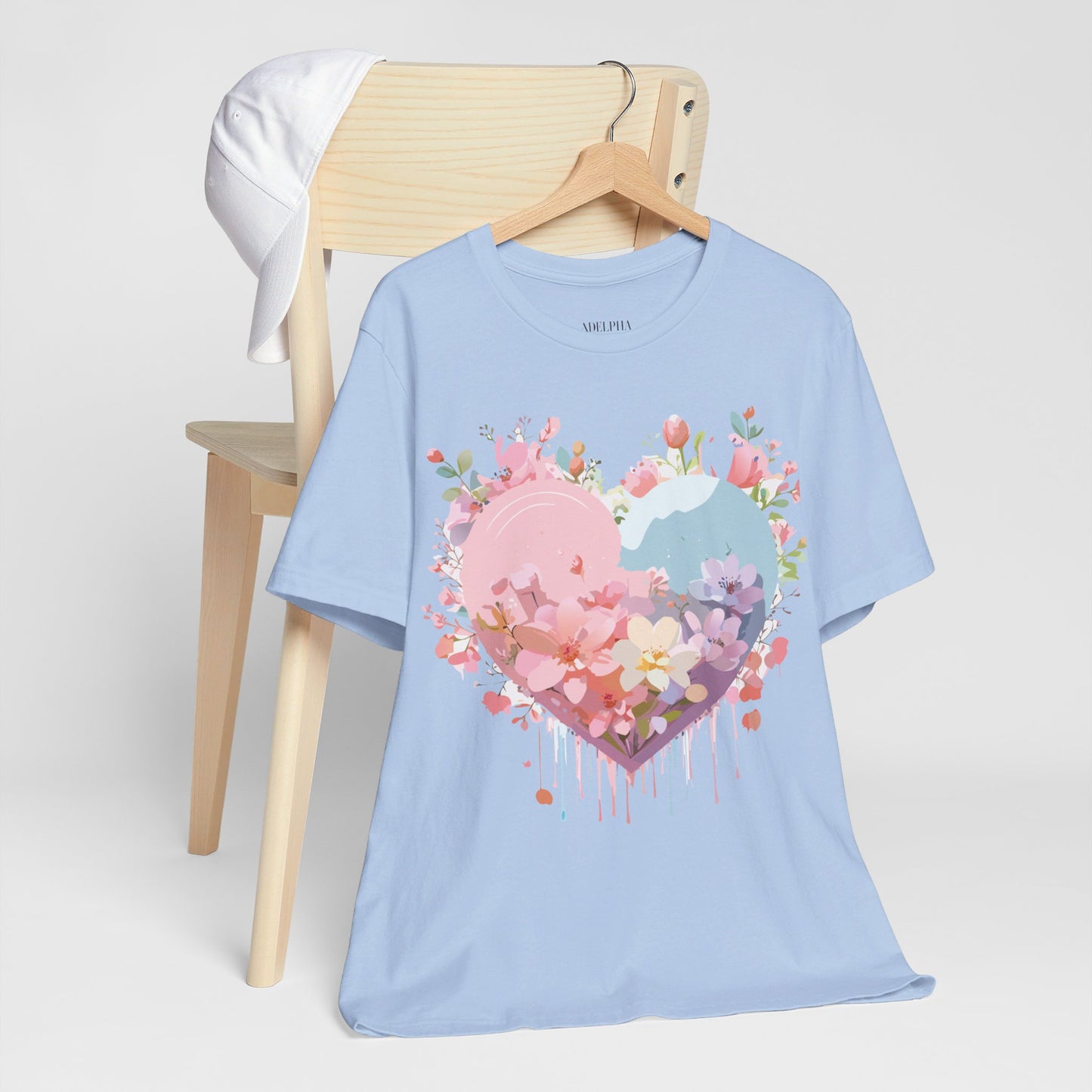 T-shirt en coton naturel - Collection Love story