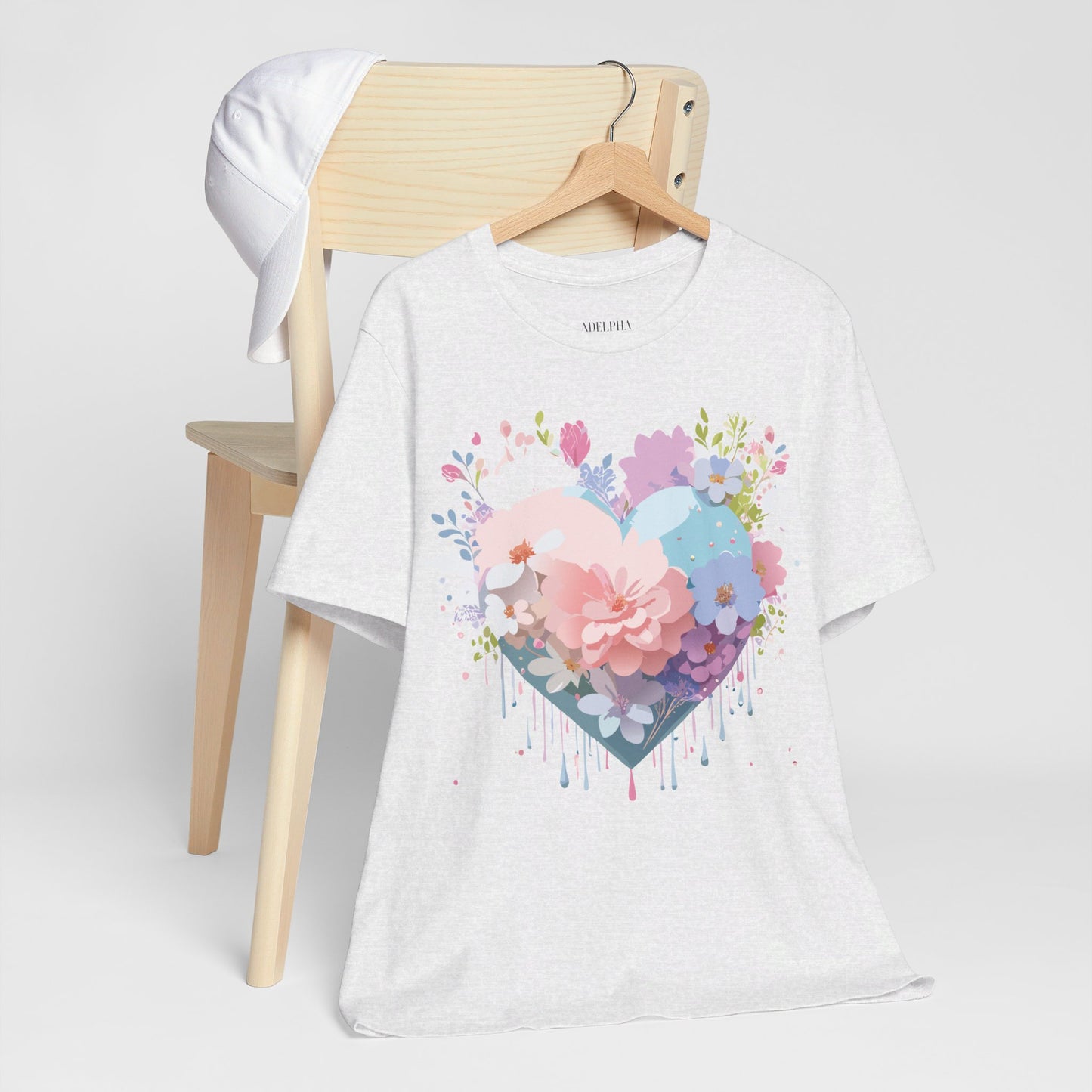 Natural Cotton Tee Shirt - Love story Collection