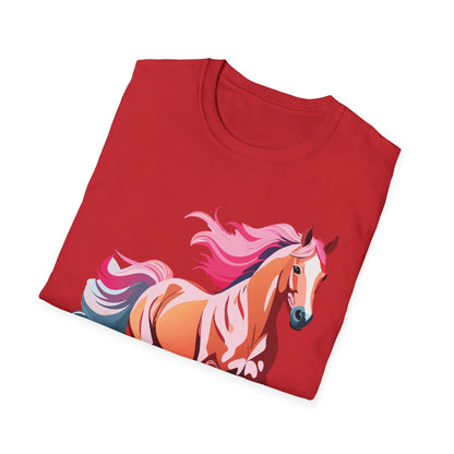 Horse Shirt Gildan Softstyle Tee Unisex 100 Percent Ring Spun Cotton