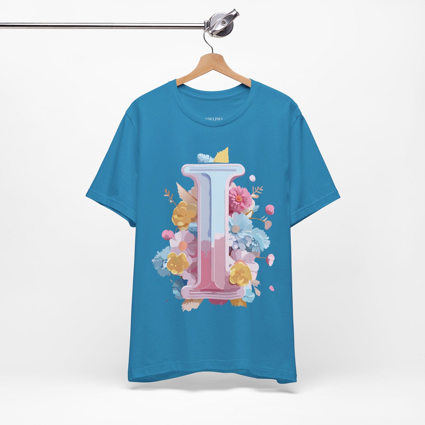 Natural Cotton Tee Shirt - Letters Collection - I