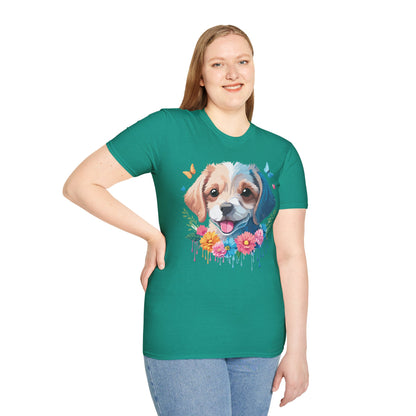 Dog Shirt Unisex Softstyle Tee Gildan 64000 100 Percent Ring Spun Cotton