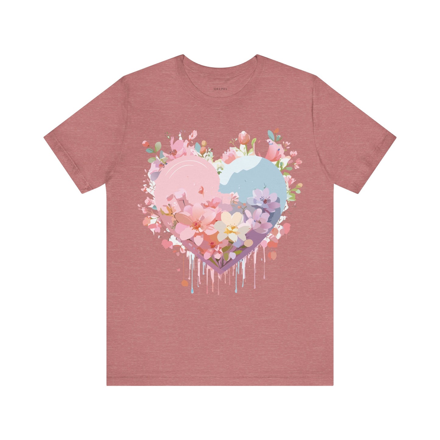 T-shirt en coton naturel - Collection Love story