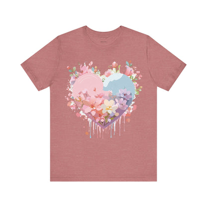 Natural Cotton Tee Shirt - Love story Collection Printify