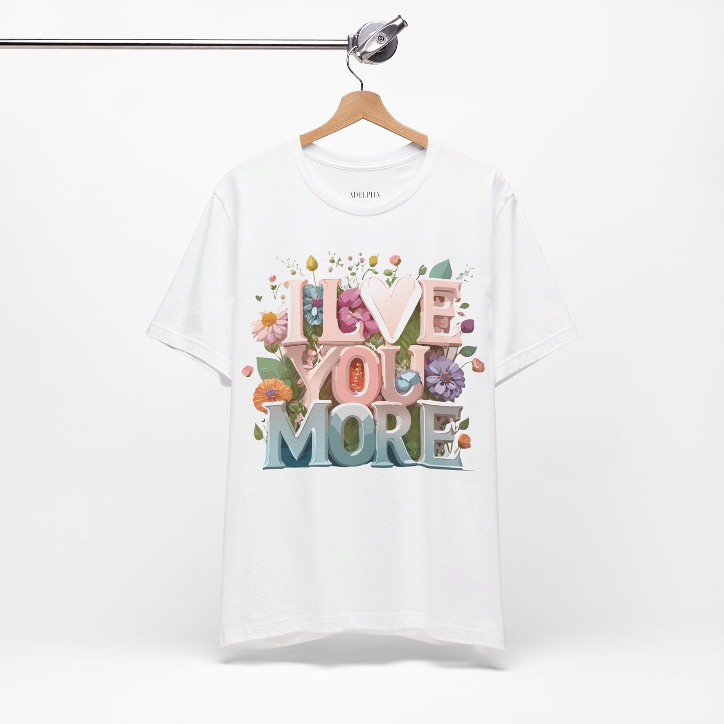 T-Shirt aus natürlicher Baumwolle – Love Story-Kollektion