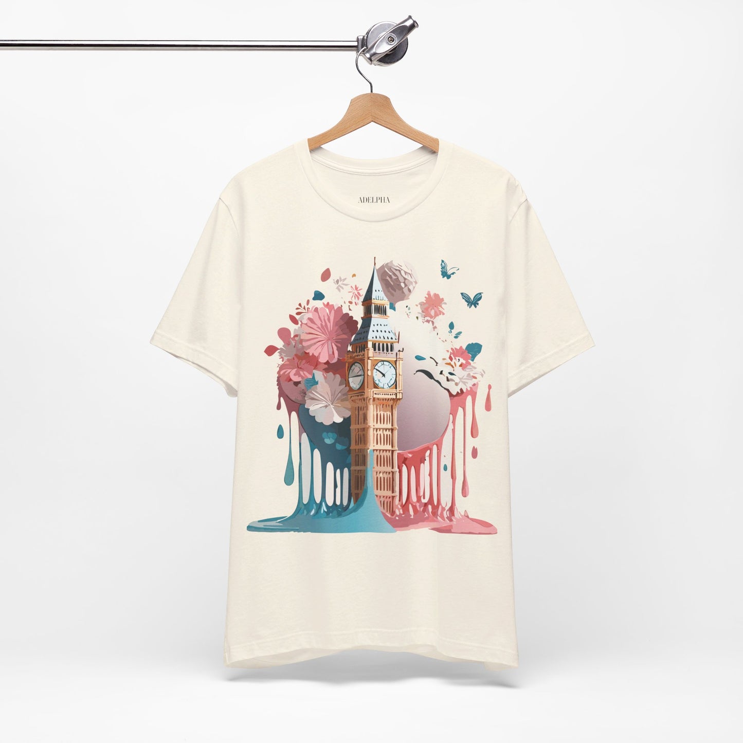 Natural Cotton Tee Shirt - Beautiful Places Collection - London