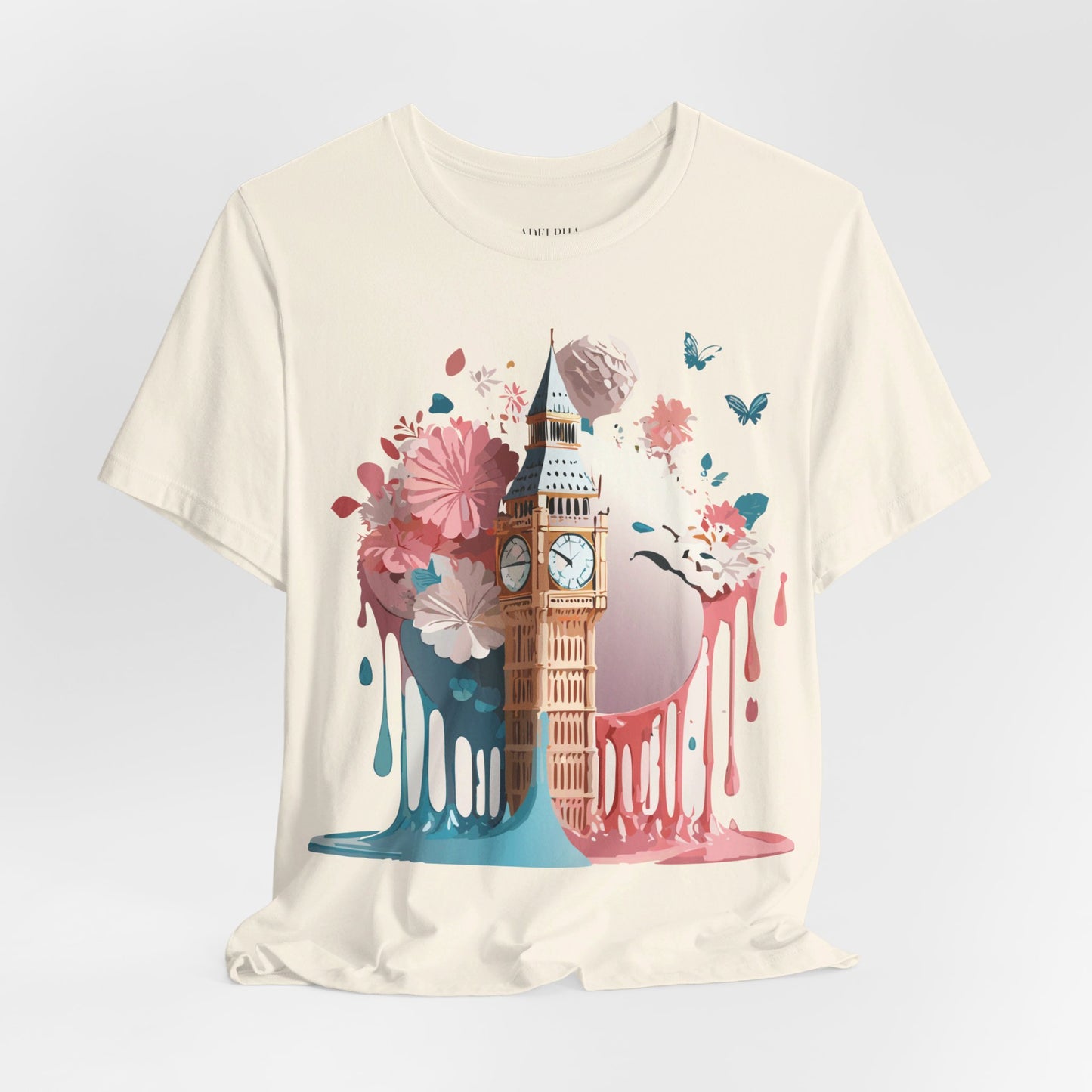 Natural Cotton Tee Shirt - Beautiful Places Collection - London