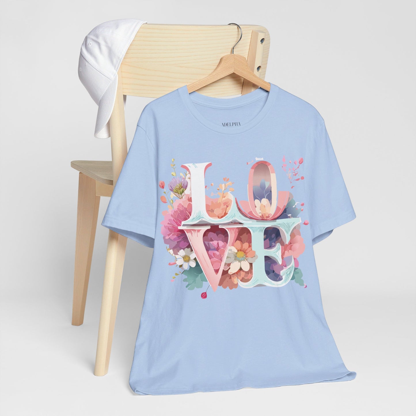 T-Shirt aus natürlicher Baumwolle – Love Story-Kollektion