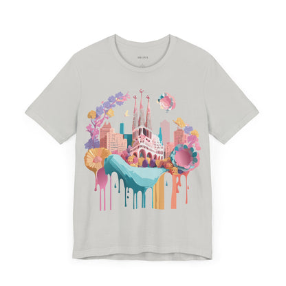 Tourist Shirt, Shirt with Barcelona - ADELPHA