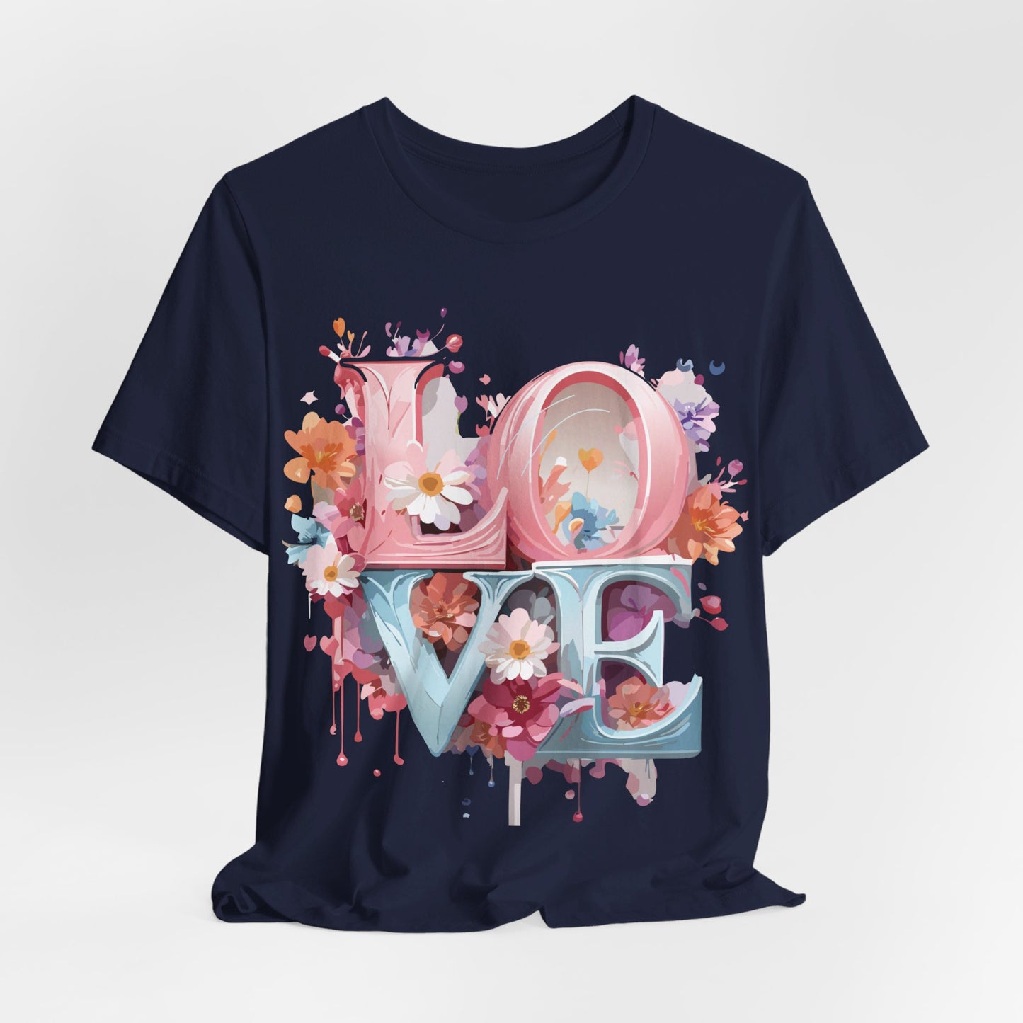 T-Shirt aus natürlicher Baumwolle – Love Story Collection