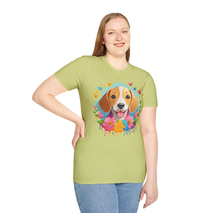 Dog Shirt Unisex Animal Tee Softstyle Cotton Comfort Everyday Wear