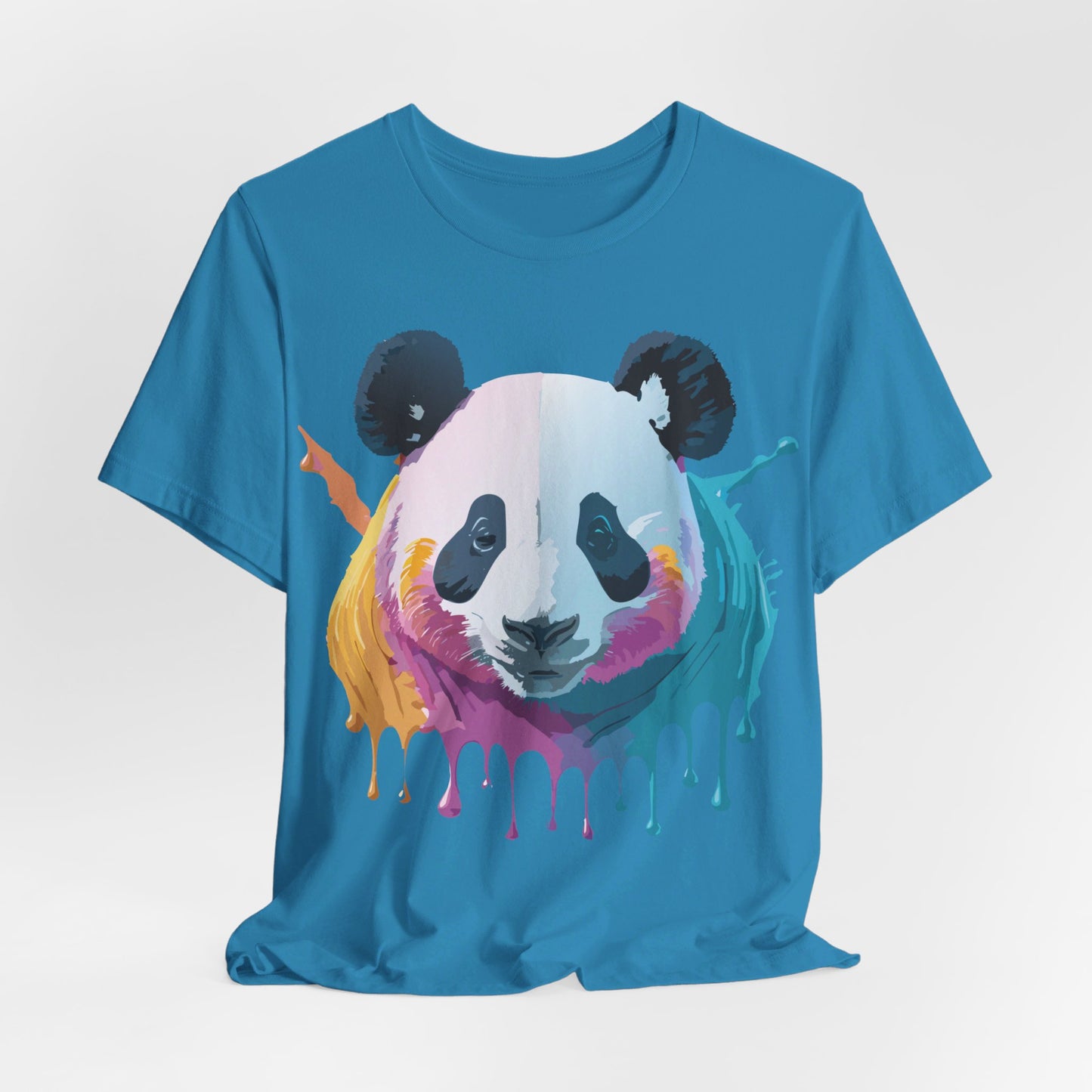 T-Shirt aus natürlicher Baumwolle mit Panda