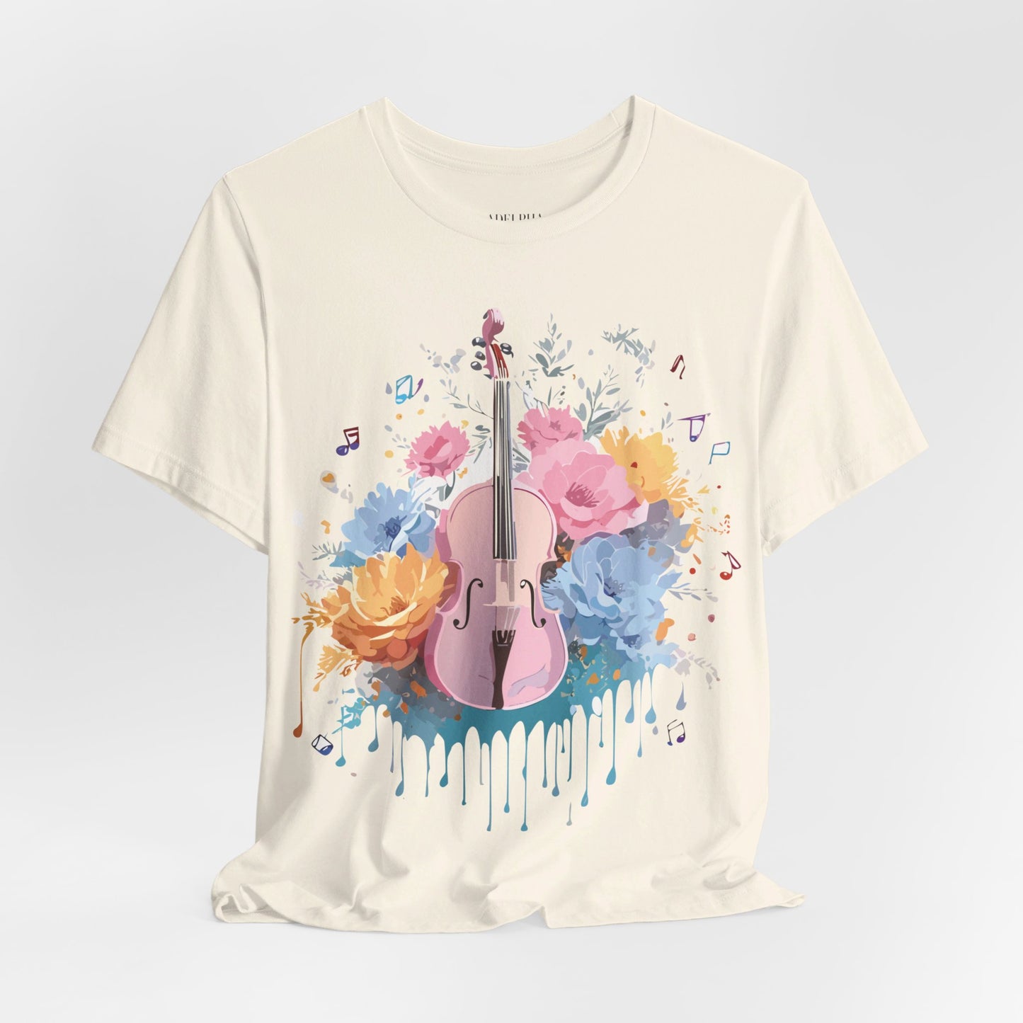 Natural Cotton Tee Shirt - Music collection