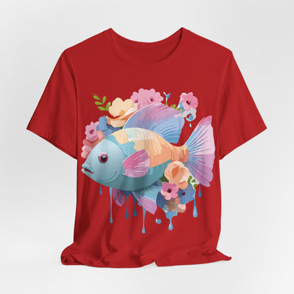 Shirt with Animals | Fish Printify