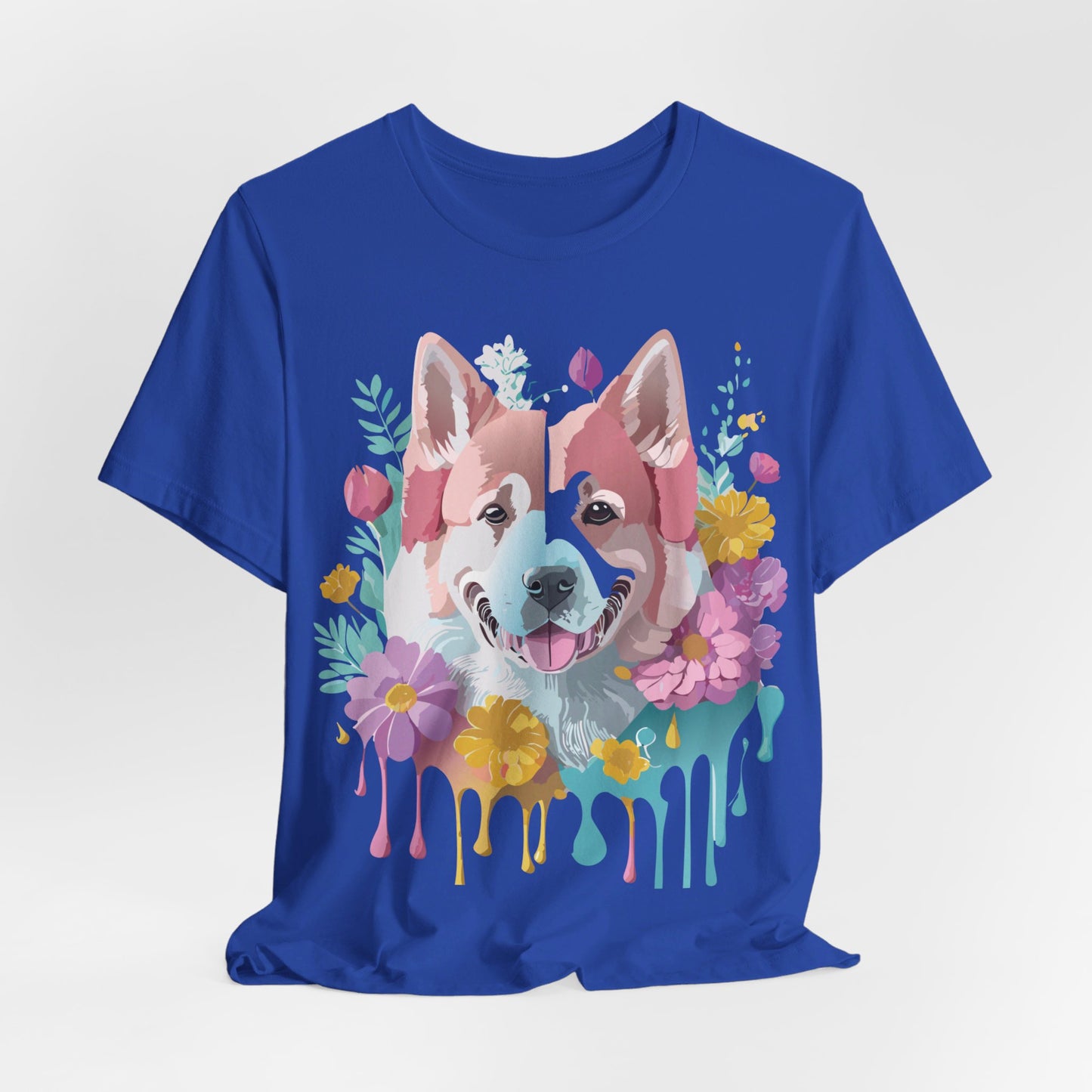 T-shirt en coton naturel avec chien