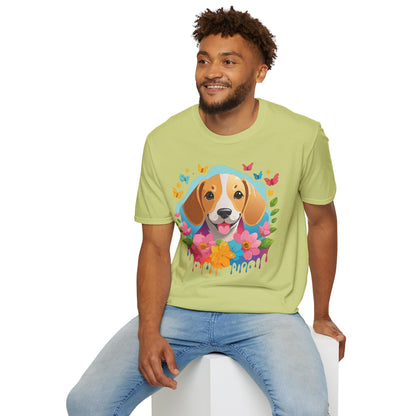 Dog Shirt Unisex Animal Tee Softstyle Cotton Comfort Everyday Wear