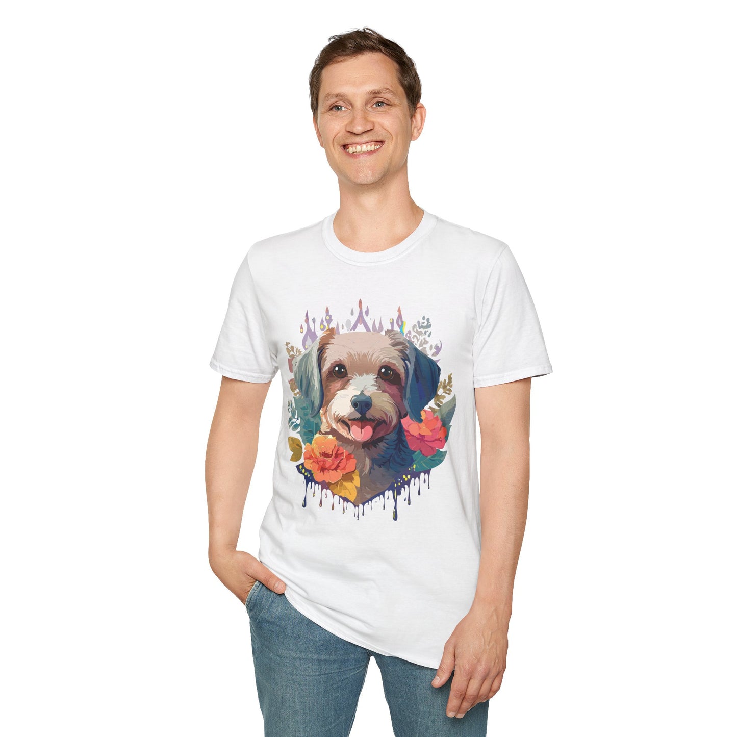 Dog Shirt, Shirt with Dog, Animal Tee, Shirt with Animals