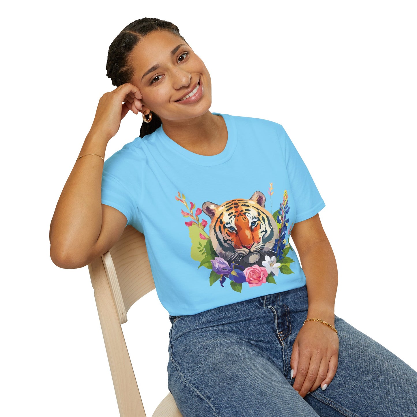 Tiger Shirt, Shirt with Tiger, Animal Tee, Shirt with Animals