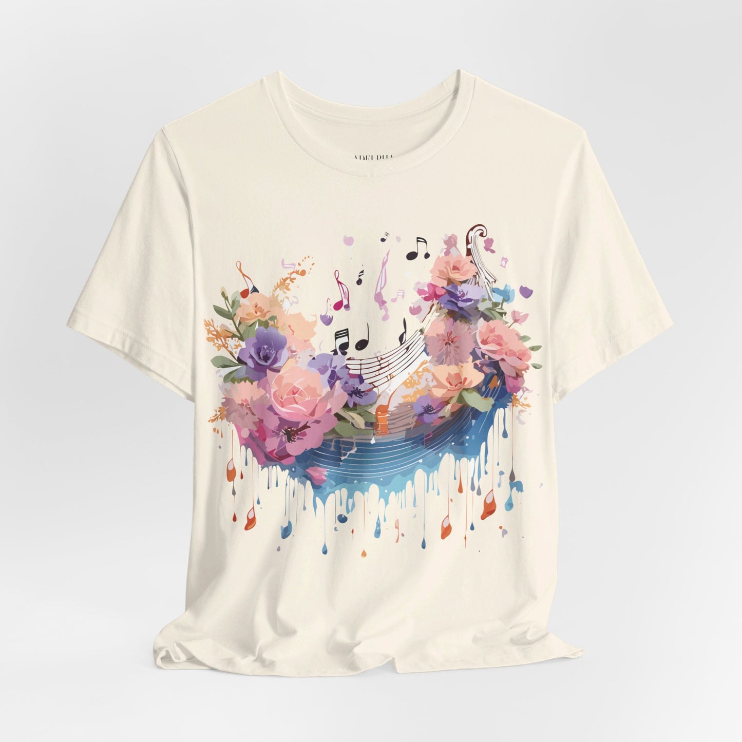 Natural Cotton Tee Shirt - Music collection