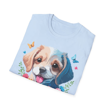 Dog Shirt Unisex Softstyle Tee Gildan 64000 100 Percent Ring Spun Cotton